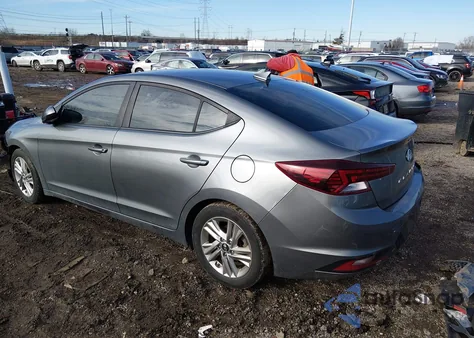 2019 Hyundai Elantra Sel z USA, uszkodzony, nr VIN 5NPD84LF5KH479684